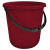 Ведро 12 л Rock'n'Roll бордо