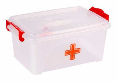 Контейнер "Аптечка" прямоугольный (с ручками) 4,5л (то)