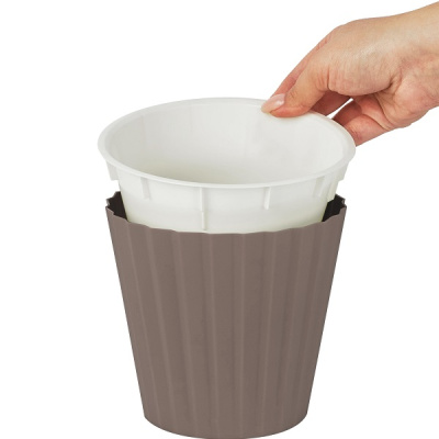 Горшок для цветов Sand D230мм, 5,8л с дренажной вставкой французский платан (то)