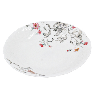 Тарелка глубокая 21см ЛЕТНЕЕ УТРО (стеклокерамика)