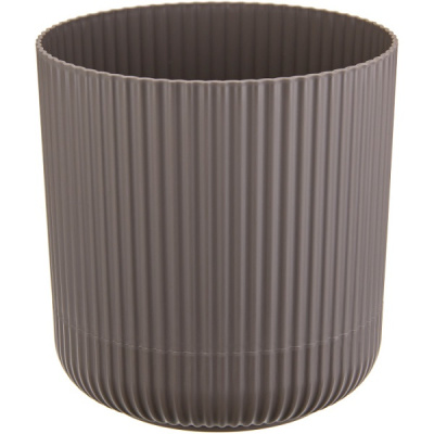Кашпо ВЕЛЬВЕТ с пристегнутым поддоном D180 мм 3,6л