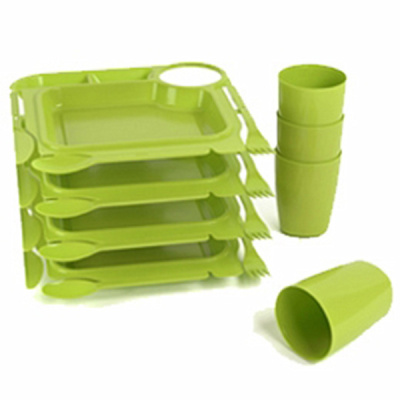 Набор для пикника Fiesta на 4 персоны (майская зелень)(то)