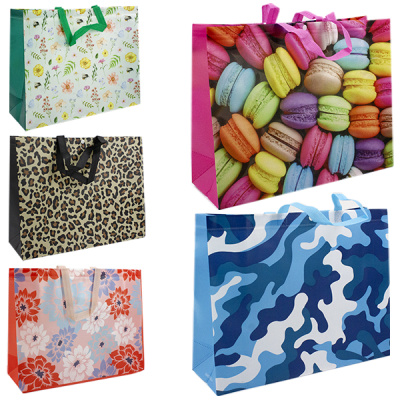 Сумка хозяйственная 45*35*15см, с застежкой-кнопкой