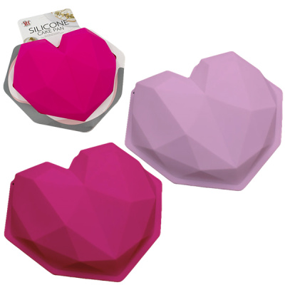 Форма для выпечки силиконовая СЕРДЦЕ 22*17*5см