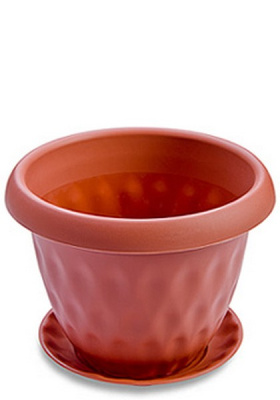 Горшок "Розетта" 21л Д400 с поддоном  (то)