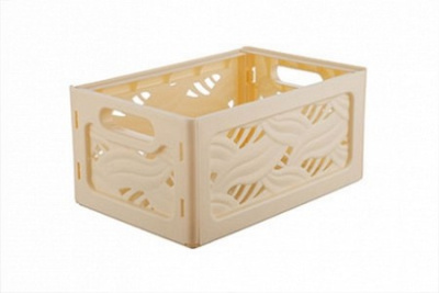 Корзина Flavia 240 х 160 х 110 мм (слоновая кость)(то)