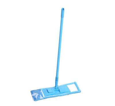 Швабра плоская 40см ЖАСМИН, металл телескоп ручка 70-125см