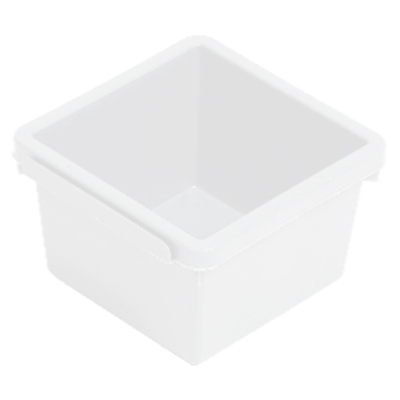 Лоток для хранения квадратный 82х80х50мм (прозрачный) (то)