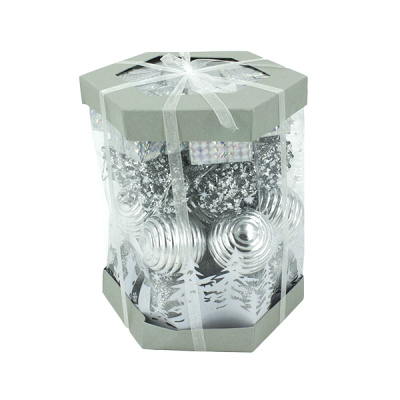 Шары елочные 6см, 28шт