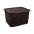 Корзина "Плетенка" 350х290х225 с крышкой (коричневый)(то)