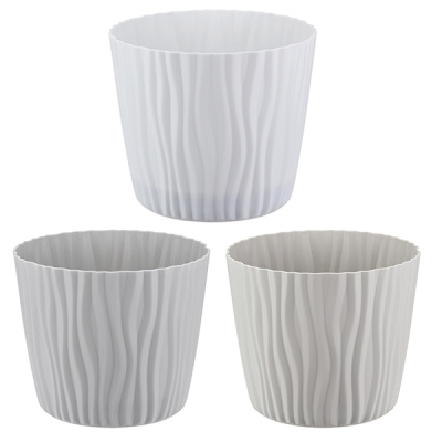 Кашпо ВОЛНА D160мм 2л с вкладышем (то)