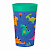 Стакан детский с декором 380мл (зеленый) (то)