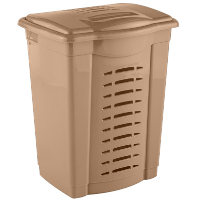 Корзина для белья 420х350х550мм (кремовый)