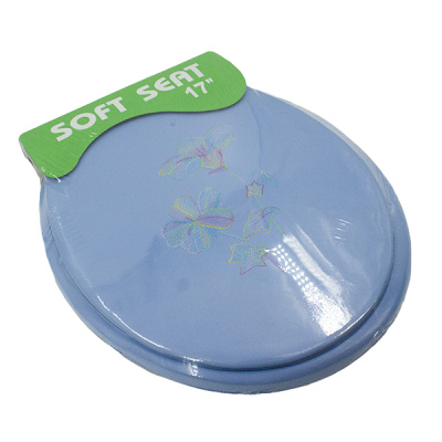 Сиденье для унитаза мягкое ВЫШИВКА (3цвета)