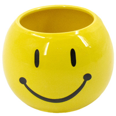 Кашпо керамическое СМАЙЛИК Ø-10см h-11см