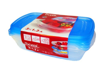 Комплект контейнеров 1,3л ТРИО (3шт)