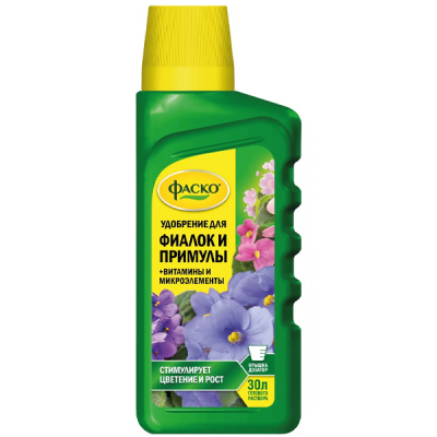 Удобрение жидкое Фаско Цветочное счастье  минеральное для Фиалок и примулы 285 мл