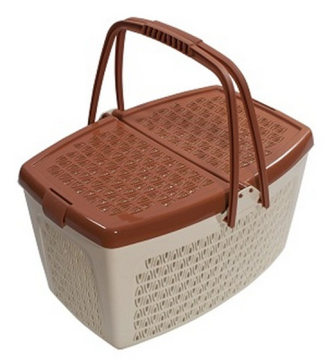 Корзина для пикника "Конти" 23л с крышкой (то)