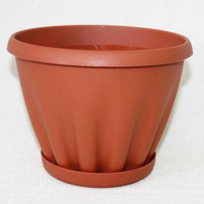 Горшок "Знатный" 11л. d320 терракотовый с поддоном  
