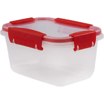 Контейнер герметичный "Butterfly" 0,75л BRIGHT (красный)