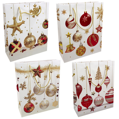 Пакет подарочный НОВОГОДНИЙ 23*18*10см