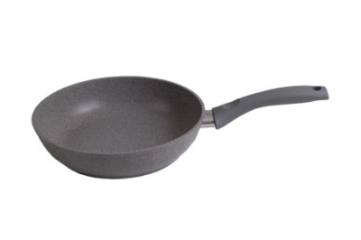 Сковорода 240/60мм со съемной ручкой,АП (светлый мрамор)