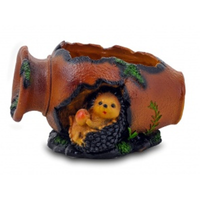 Кашпо "Ёж в кувшине"