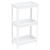 Этажерка широкая VIKEA 3-х ярусная (белый) (то)