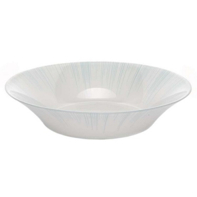 Тарелка глубокая упроч. Фокус 220 мм голубая 3цв.(рис.29082/А)