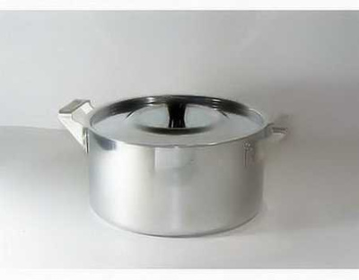 Кастрюля алюминиевая полированная 2,5л, D-180мм (h-100мм)