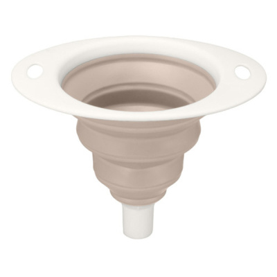 Воронка складная ZOOM 140х102х105мм Светло-бежевый (то)