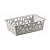 Корзинка универсальная 200х142х60мм серый (то)