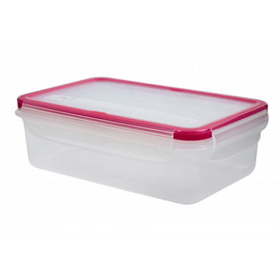 Контейнер для СВЧ 1л "ЭКСТРА ЛОК" M (красный) (то)