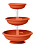 Каскад из 3 мисок ФОНТАН D-30,40,50см H-64см (терракот)~ 29.2 литров