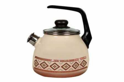 Чайник 3л. со свистком ШОКОЛАД сферич.