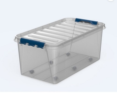 Ящик "ПРОФИ Комфорт" 55л с кр. на колесах (то)