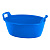 Таз Блеск овальный 16л (синий)