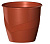 Горшок "Венеция", D19, с поддоном 3,1л терракотовый (то)