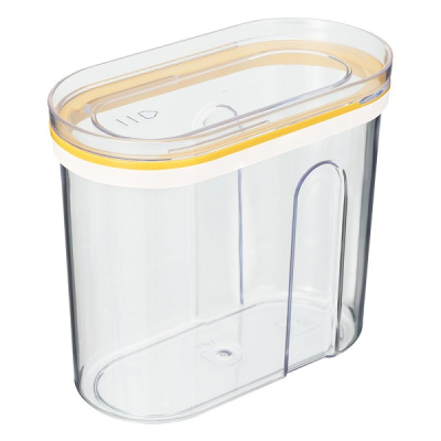 Емкость для сыпучих продуктов 0,75л с крышкой слайдером (то)