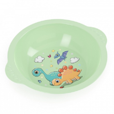 Тарелка детская антискользящая "Дино" (то)