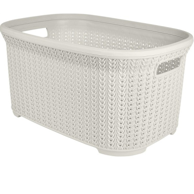 Корзина для хранения Melange 35л молочный туман (то)