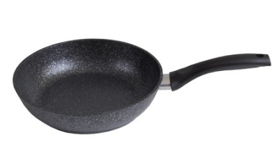 Сковорода 240/60мм со съемной ручкой,АП (темный мрамор)