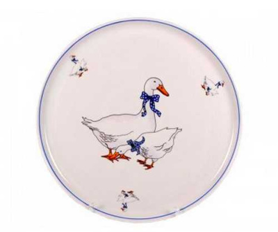 Блюдо для пиццы 300мм "Гуси"