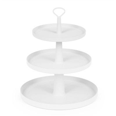 Фруктовница "Феерия" 3-х ярусная (белый)(то)