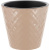 Горшок для цветов Manhattan D125мм, 1л c дренажной вставкой молочный шоколад (то)