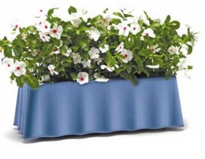 Ящик балконный 50x20x17,5см (небесно-голубой)