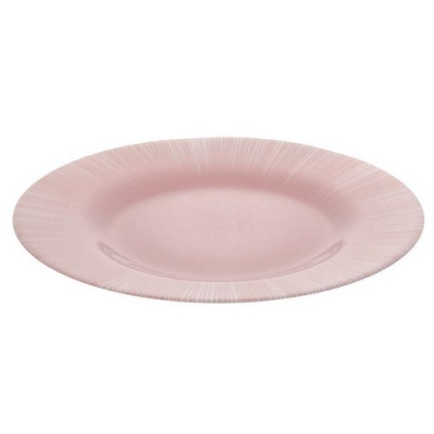 Тарелка упроч.Фокус 260 мм розовая 2цв.(рис.29083)