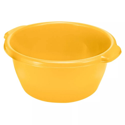 Таз круглый 9,5л (желтый)