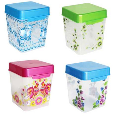 Контейнер для сыпучих продуктов (1,3л) прозрачный (то)