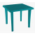 Стол квадратный Элластик (бирюзовый)